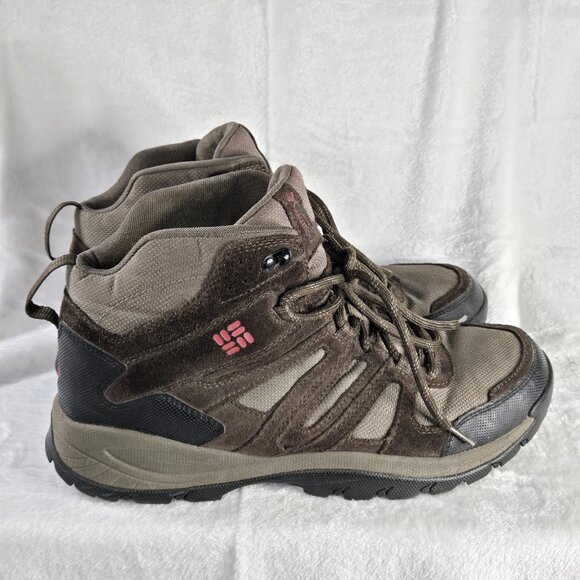 Columbia Mens Hi Top Lace-up Hiking Shoes Mens Size 13 Brown - Picture 6 of 11